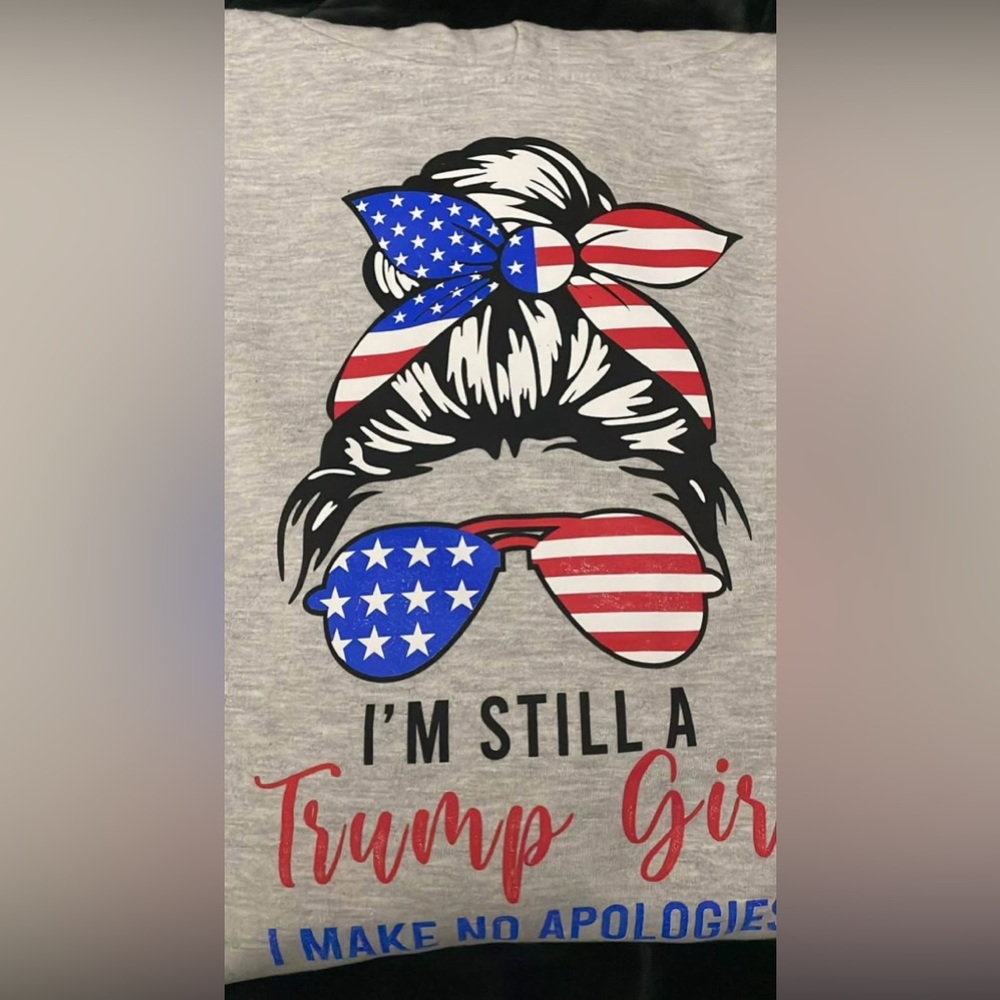 Trump Girl Gray Hoodie
